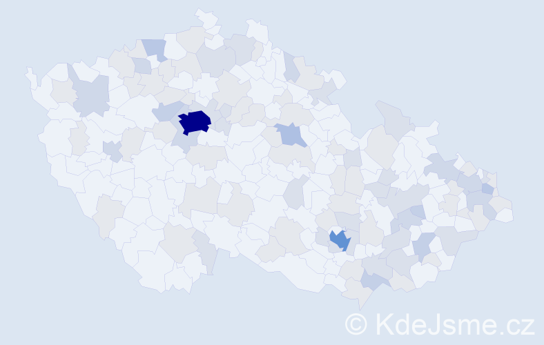 Jméno: 'Thea', počet výskytů 212 v celé ČR