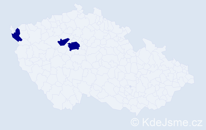 Jméno: 'Hong Duong', počet výskytů 3 v celé ČR