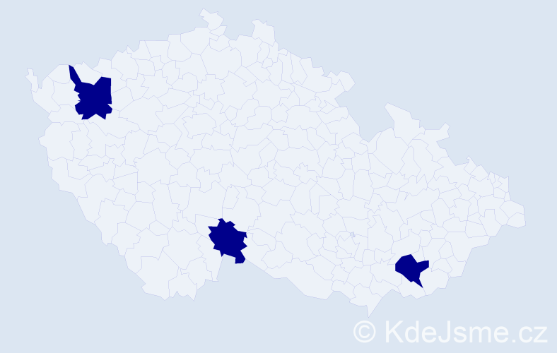 Jméno: 'Filip Zdeněk', počet výskytů 3 v celé ČR