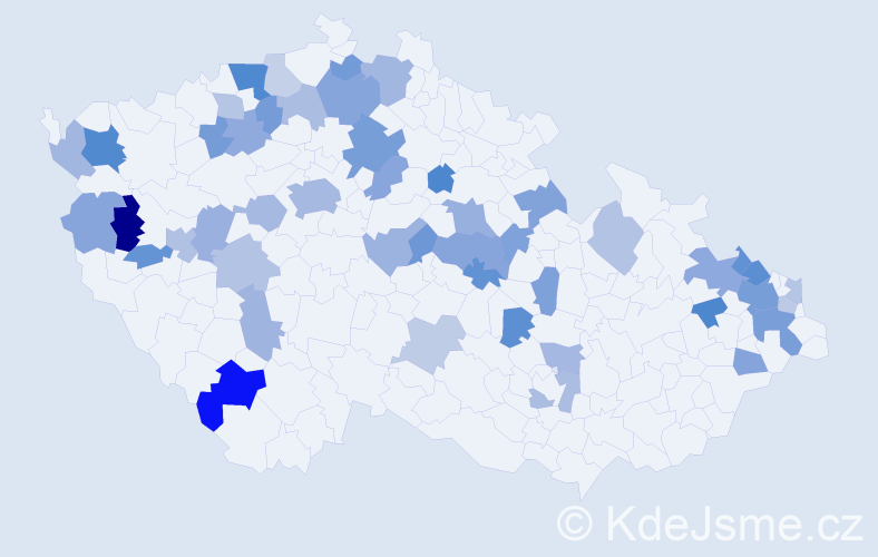 Jméno: 'Ingrida', počet výskytů 85 v celé ČR