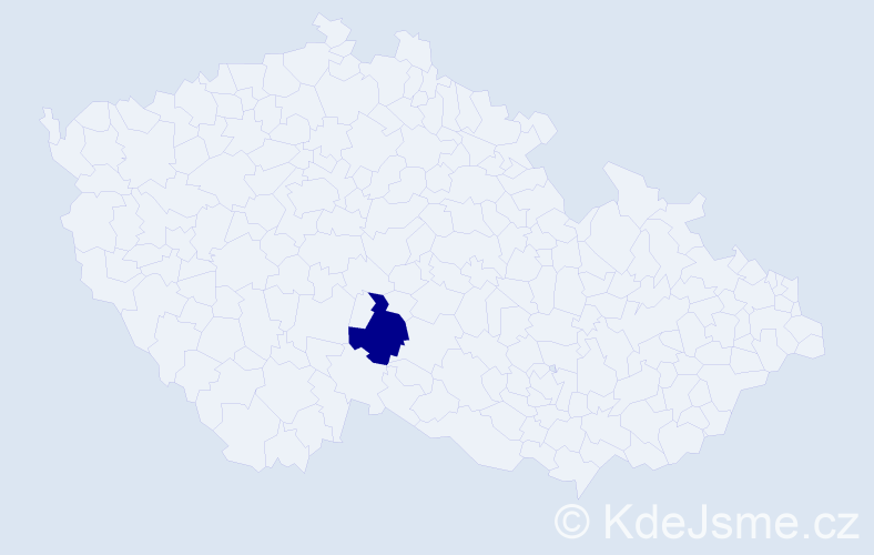 Jméno: 'Georgiana-Sanda', počet výskytů 1 v celé ČR