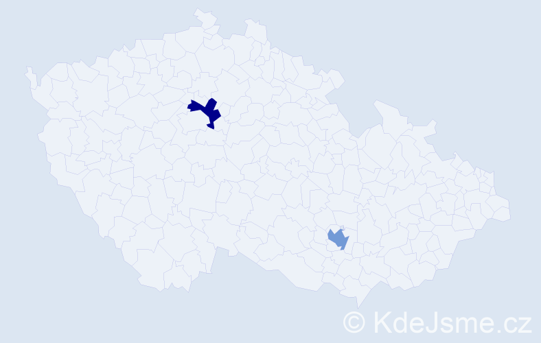 Jméno: 'Jacob Anthony', počet výskytů 2 v celé ČR