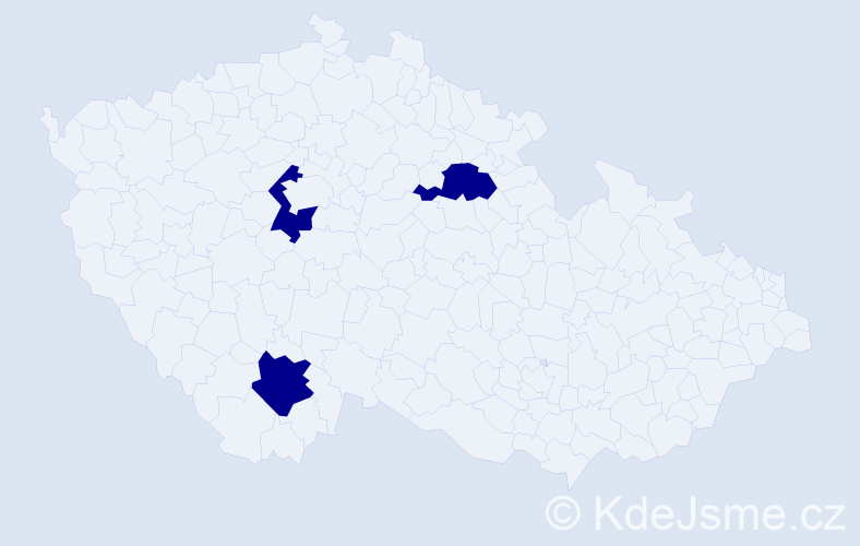 Jméno: 'Filip Miroslav', počet výskytů 3 v celé ČR
