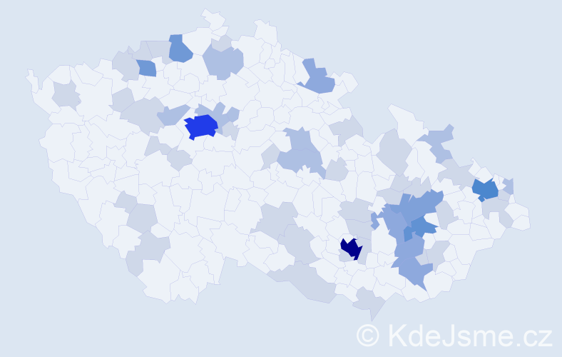 Jméno: 'Diego', počet výskytů 113 v celé ČR