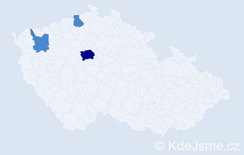 Jméno: 'Zhanat', počet výskytů 5 v celé ČR