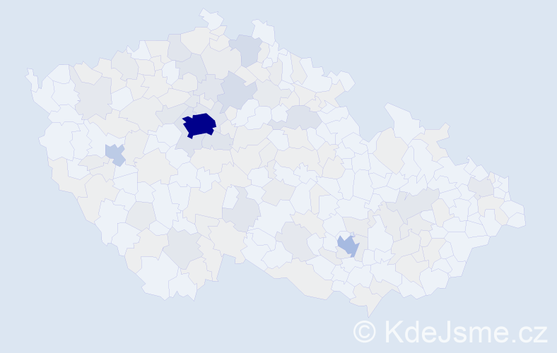 Jméno: 'Taras', počet výskytů 542 v celé ČR