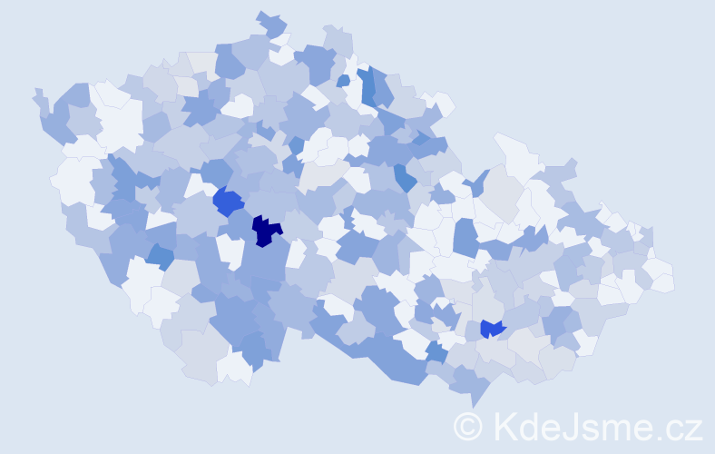 Jméno: 'Katka', počet výskytů 420 v celé ČR