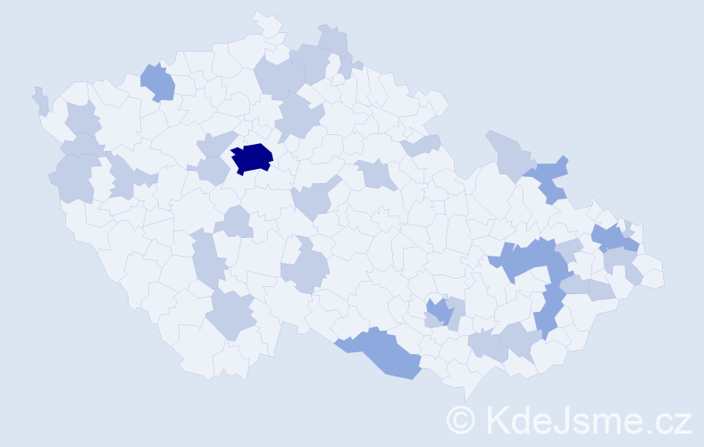 Jméno: 'Livie', počet výskytů 59 v celé ČR