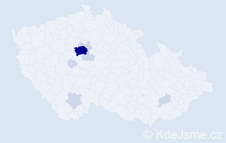 Jméno: 'Matvey', počet výskytů 20 v celé ČR