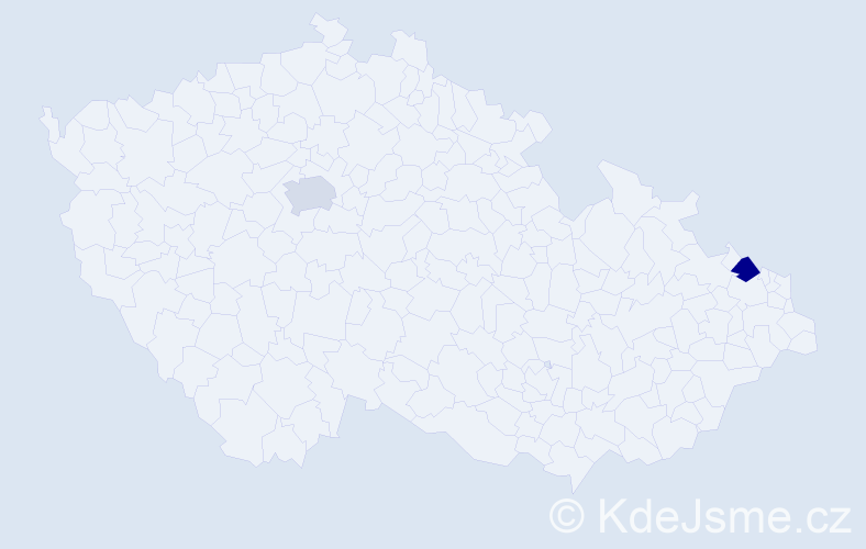 Jméno: 'Jeremy David', počet výskytů 2 v celé ČR