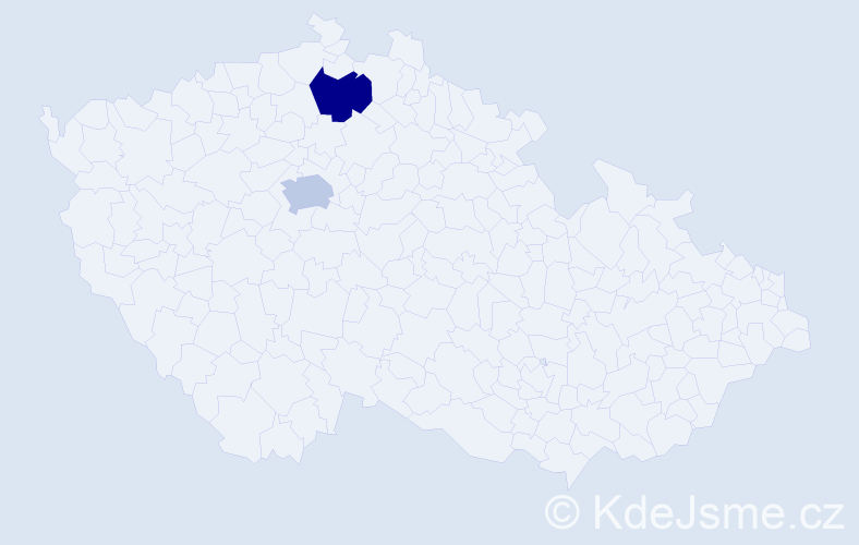 Jméno: 'Monika Nikol', počet výskytů 2 v celé ČR