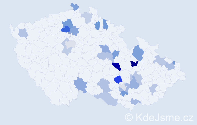 Jméno: 'Blahomír', počet výskytů 41 v celé ČR
