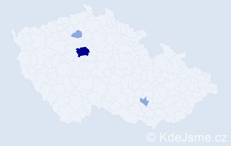 Jméno: 'Rashad', počet výskytů 7 v celé ČR