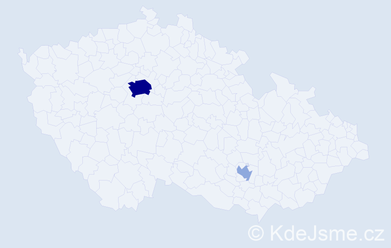 Jméno: 'Xiaofen', počet výskytů 6 v celé ČR