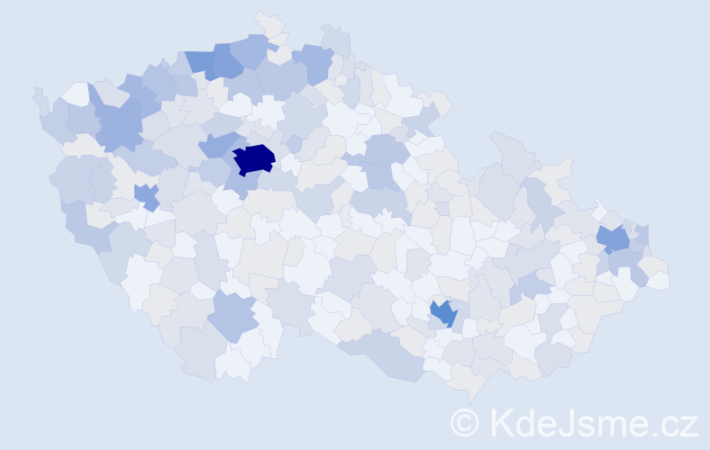 Jméno: 'Bartoloměj', počet výskytů 583 v celé ČR