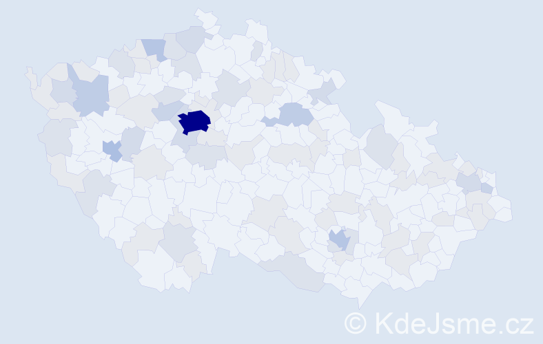 Jméno: 'Angelina', počet výskytů 178 v celé ČR