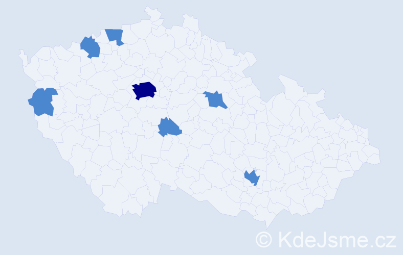 Jméno: 'Duc Truong', počet výskytů 9 v celé ČR