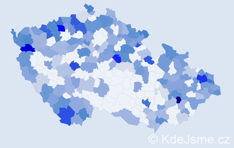 Jméno: 'Angela', počet výskytů 508 v celé ČR