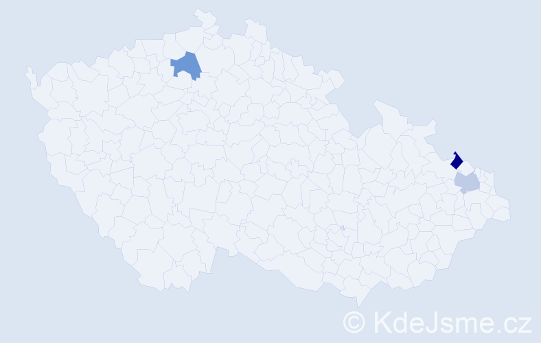 Jméno: 'Friedhelm', počet výskytů 3 v celé ČR