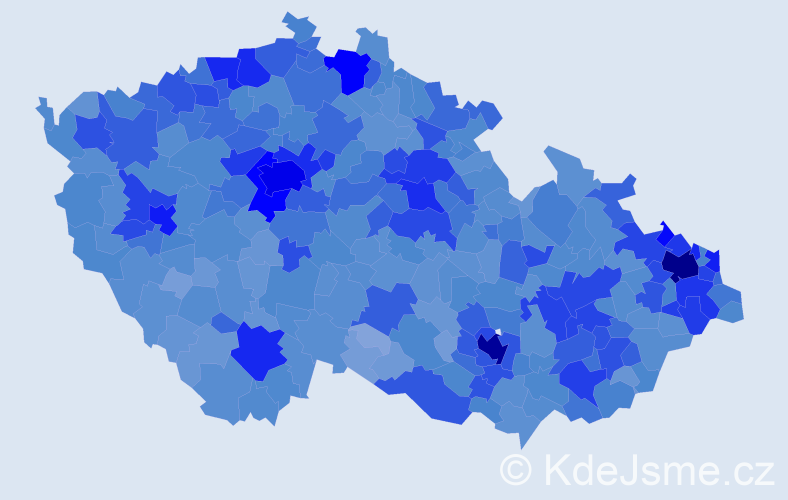 Jméno: 'Andrea', počet výskytů 41151 v celé ČR