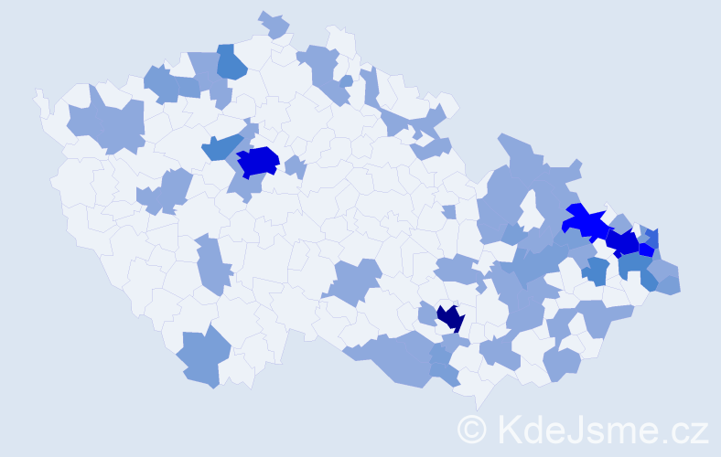 Jméno: 'Hermina', počet výskytů 111 v celé ČR