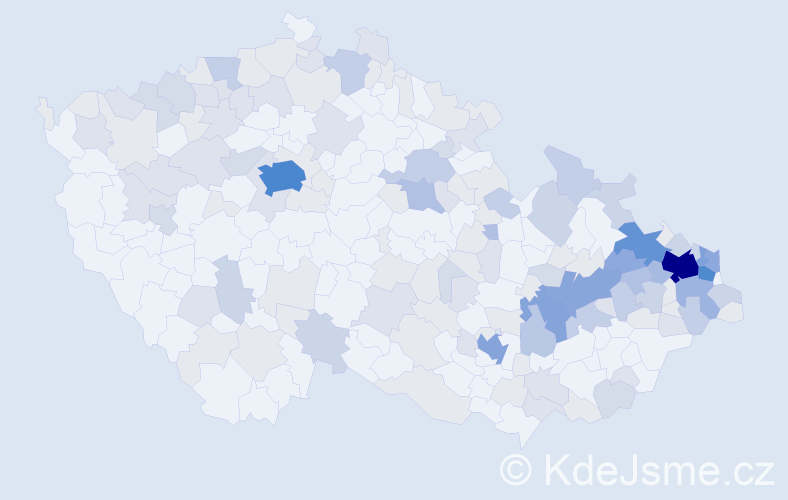 Jméno: 'Daša', počet výskytů 440 v celé ČR