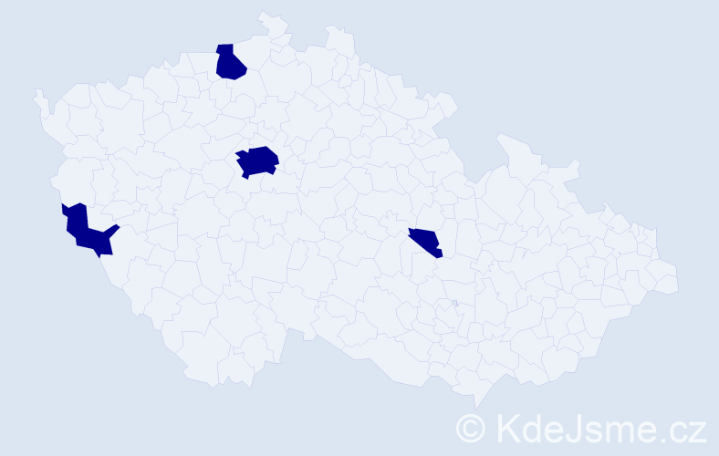 Jméno: 'Anh Nguyet', počet výskytů 4 v celé ČR