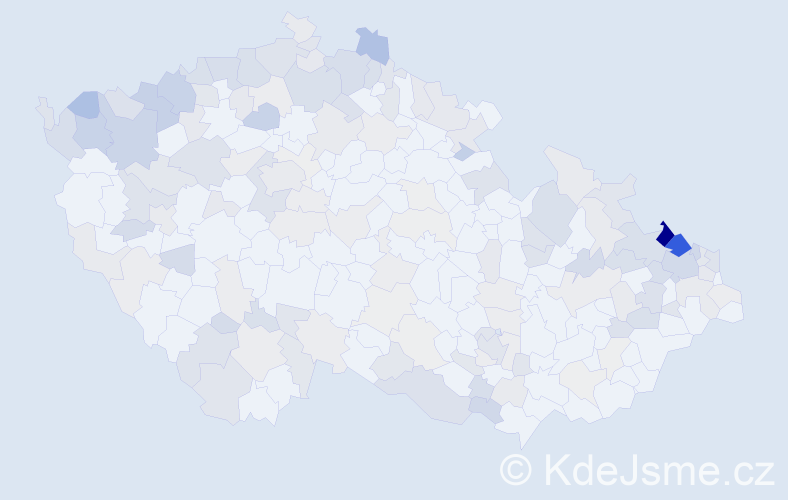 Jméno: 'Annemarie', počet výskytů 344 v celé ČR