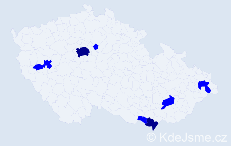 Jméno: 'Noema', počet výskytů 10 v celé ČR