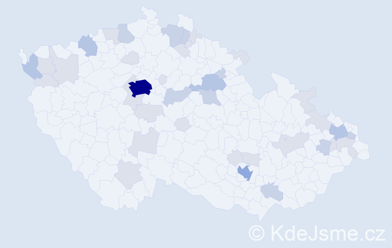 Jméno: 'Ines', počet výskytů 82 v celé ČR