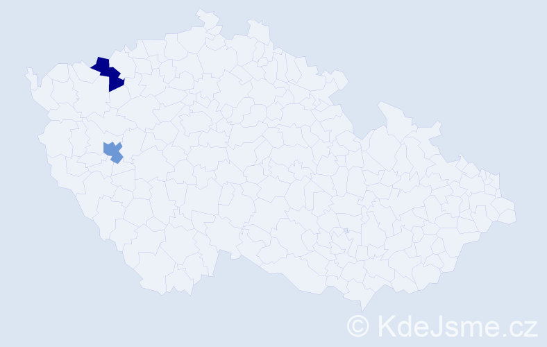Jméno: 'Anna Edita', počet výskytů 2 v celé ČR