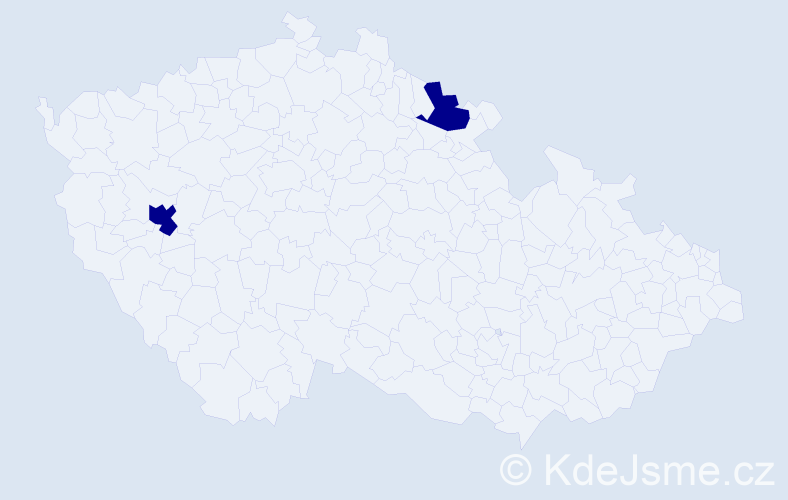 Jméno: 'Renata Irena', počet výskytů 2 v celé ČR