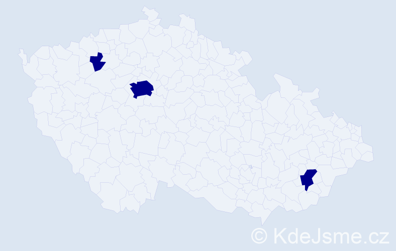 Jméno: 'Xuan Mai', počet výskytů 3 v celé ČR