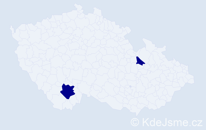 Jméno: 'Samanta Nikol', počet výskytů 2 v celé ČR