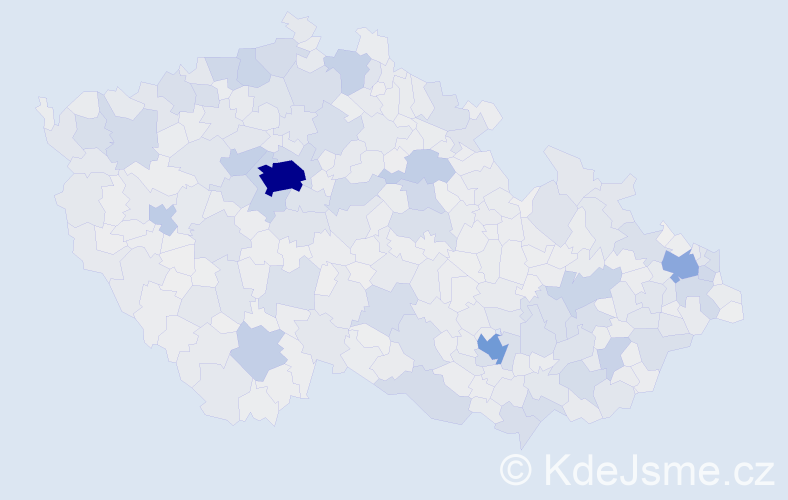 Jméno: 'Ivan', počet výskytů 23441 v celé ČR