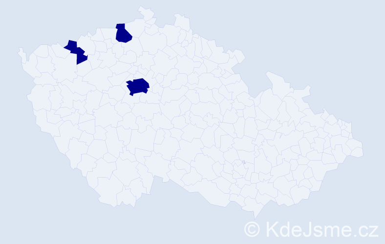 Jméno: 'Ba Huan', počet výskytů 3 v celé ČR