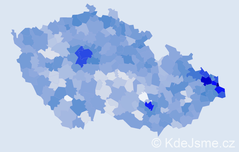 Jméno: 'Sebastian', počet výskytů 3233 v celé ČR