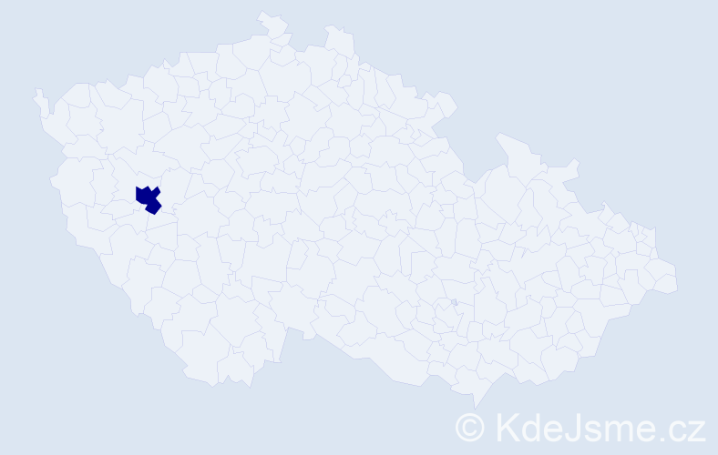 Jméno: 'Sau Them', počet výskytů 1 v celé ČR