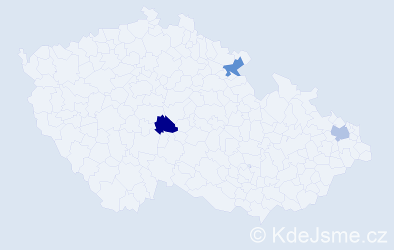 Jméno: 'Anna Anh', počet výskytů 3 v celé ČR