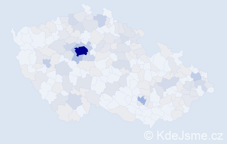 Jméno: 'Mikoláš', počet výskytů 340 v celé ČR