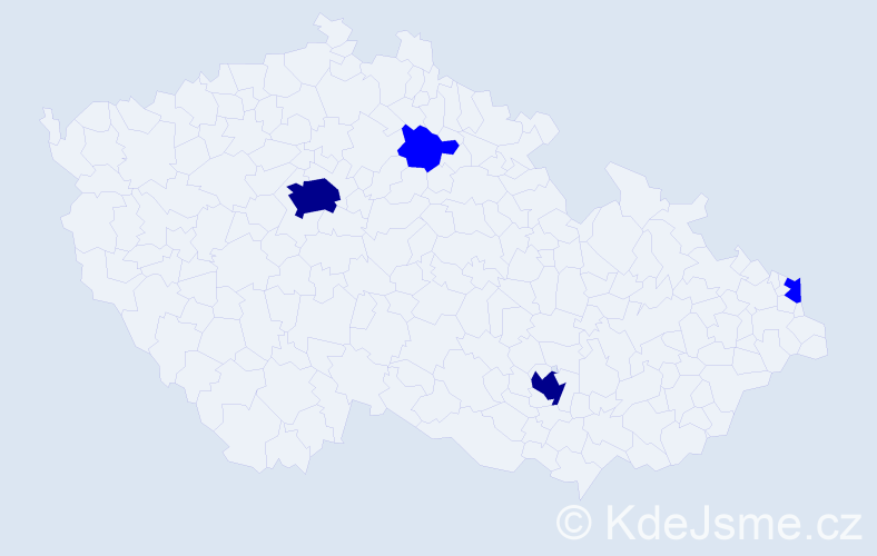 Jméno: 'Refik', počet výskytů 6 v celé ČR
