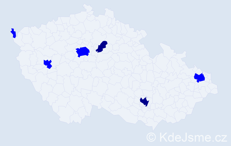 Jméno: 'Félix', počet výskytů 8 v celé ČR