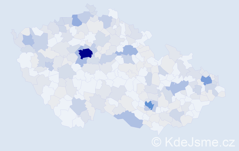 Jméno: 'Charlotte', počet výskytů 490 v celé ČR