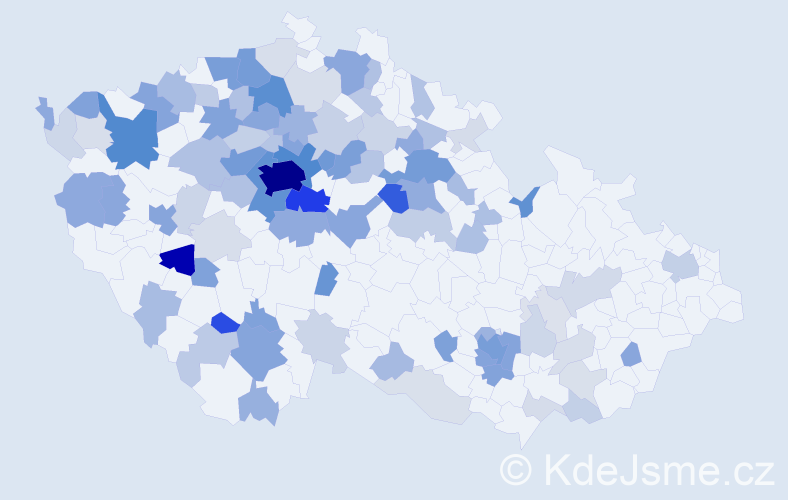 Jméno: 'Vyacheslav', počet výskytů 409 v celé ČR