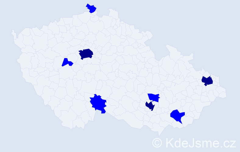 Jméno: 'Burim', počet výskytů 11 v celé ČR