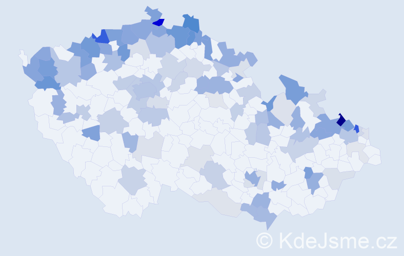 Jméno: 'Edith', počet výskytů 272 v celé ČR