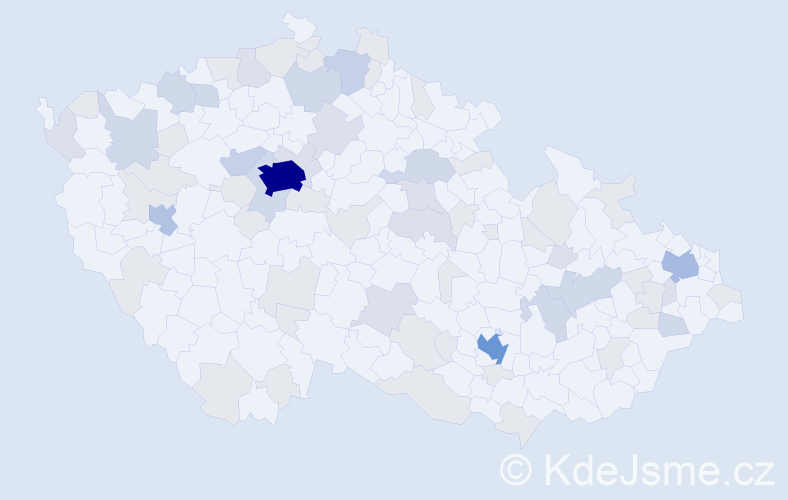 Jméno: 'Sophia', počet výskytů 167 v celé ČR