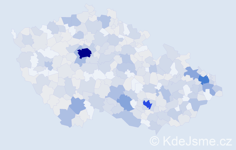 Jméno: 'Tina', počet výskytů 832 v celé ČR