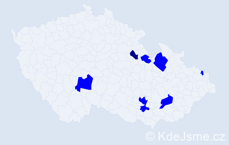 Jméno: 'Spiros', počet výskytů 9 v celé ČR