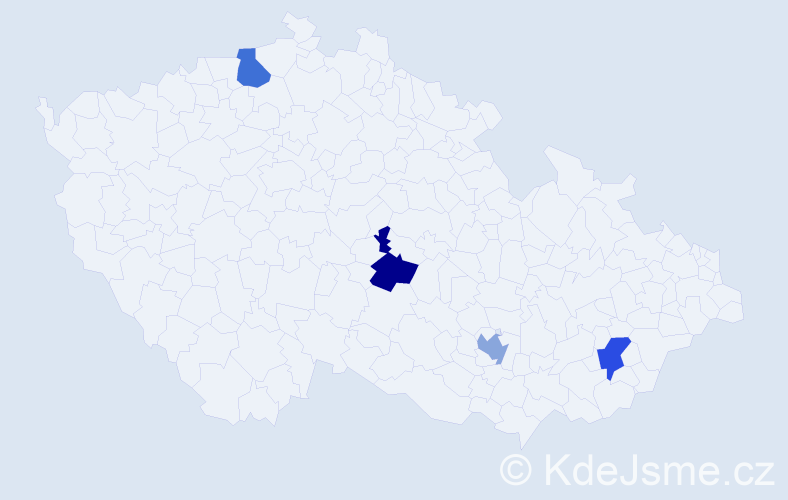 Jméno: 'Dominik Michal', počet výskytů 4 v celé ČR